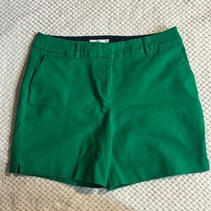 Boden green cotton shorts size 10